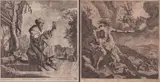 Melchior Küsel, Vanitas. Two etchings, etching