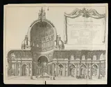 Alessandro Specchi, Veduta interiore della Gran Basilica di S.Pietro in Vaticano, engraving and etching