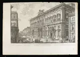Veduta del Palazzo fabbricato sul Quirinale per le Segreterie de Brevi e della Sacra Consulta by Giovanni Battista Piranesi, etching, offered Feb 2024