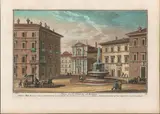 Giuseppe Vasi, Church of SS. Venanzio and Ansovino, etching