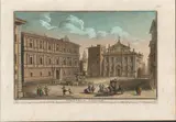 Giuseppe Vasi, Church of S. Giacomo in Scoscacavalli, etching