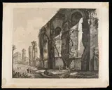 Veduta dei Grandi Avanzi degli Aquedotti di Nerone vicino a Porta S.Giovanni by Giovanni Battista Piranesi, Etching, offered Feb 2024
