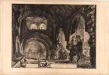 Veduta interna della Villa di Mecenate… by Giovanni Battista Piranesi, etching, offered Feb 2024