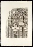 Architectural capriccio from "Observations" by Giovanni Battista Piranesi, Etching, offered Feb 2024
