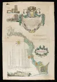 Pianta Del Corso Del Tevere E Sue Adjacenze... by Giovanni Battista Piranesi, etching, offered Feb 2024