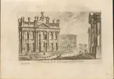 Veduta di S. Giovanni in Laterano by Giovanni Battista Piranesi, etching, offered Feb 2024