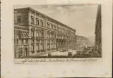 Palazzo dell'Accademia di Francia al Corso by Giovanni Battista Piranesi, etching, offered Feb 2024