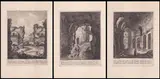 Francisco La Marra, 3 etchings after Giovanni Battista Natali, etchings
