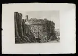 Luigi Rossini, Veduta dell'Avanzo dell'Anfiteatro Castrense
