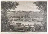 Luigi Rossini, Il Monte Gianicolo (Roma), 1828, etching