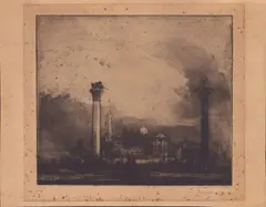 John Wright, Piazza San Marco in Venice, Etching