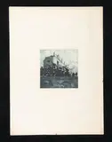 Umberto Prencipe, Roman morning, 1914, etching and aquatint
