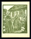 Ebba Holm, Danish women, woodcut