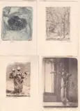 Giovanni Barbisan, 4 etchings