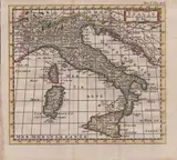 Nicolas Sanson, Italy, etching and engraving