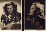 Liselotte Strelow, Lotto di due ritratti studio di Clara Tabody, stampa on paper baritata
