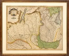Gerardus Mercator, Brescia Episcopatus Mediolanum Ducatus, engraving