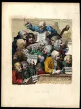William Hogarth, The Chorus of Singers or Rehearsal of the Oratorio 'Judith', etching
