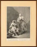 Francesco Bartolozzi, Harlequin as a lacemaker