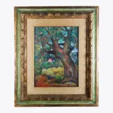 Rodolfo Cristina, olive tree, framed