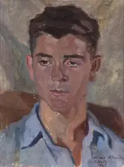 Emilio Notte, Alfredo De Martino portait, 1945