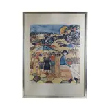 Nino Mandrici, Women at the market, multiple on paper