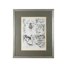 Eliot Quartets, black and white lithograph by Renzo Vespignani, 1965, in frame, offered Jan 2024