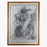 Angelo Canevari, Biker with dragon