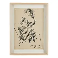 Figure of a woman by Pericle Fazzini, 1948, offered Jan 2024