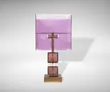 Romeo Rega, Vintage Lamp, A unique vintage lamp realized in plexiglass