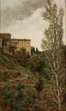 Valerio Laccetti, Landscape with pulley person
