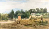 Achille Befani Formis, Countryside, 1870