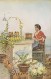 Arnaldo De Lisio, Woman selling lemons