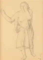 Femal figure by Ferruccio Ferrazzi, 1943, offered Dec 2023