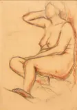 Franco Francese, Seated female nudity