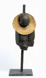 Gaetano Pompa, Uomo dal collare d'oro, 1965, Engraved signature and date on the base: Ex unico