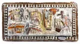 Angelo Biancini, Arts and crafts school, Engraved signature lower right: A. Biancini