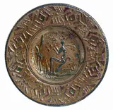Riccardo Gatti, Large plate with musician