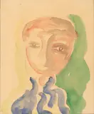 Female portrait by Virgilio Guidi, offered Dec 2023