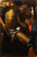 Deposition of Christ by Pier Francesco Mazzucchelli Morazzone, Oil on canvas, offered Nov 2023