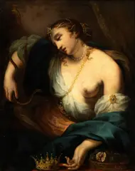 Cecco Bravo, The Suicide of Cleopatra, Clearly Florentine in imprint