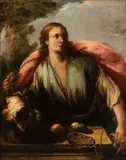 Domenico Fetti, David with the Head of Goliath, Oil on canvas