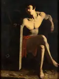 Carlo Sellitto, Saint John the Baptist, The painting is accompanied by an expertise by Prof. Ferdinando Bologna