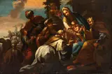 Giovanni Camillo Sagrestani, Adoration of the Magi, The painting is in original canvas.