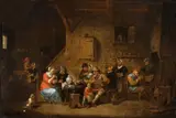 David Teniers Il Giovane, Interior of a tavern, Oil on canvas