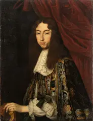 Jacob Ferdinand Voet, Portrait of Livio Odescalchi, The painting replicates with additions and variations the Portrait of Livio Odescalchi by Jacob Ferdinand Voet