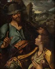 Bartholomäus Spranger, Noli me tangere, The painting is a remarkable contemporary copy of the painting by Bartholomeus Spranger executed in