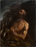 Giovanni Francesco Barbieri il Guercino, Saint Onofrio, Oil on canvas