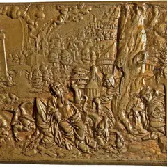 Peter Flötner, Temptation of the Faith, Ae rectangular cast
