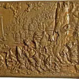 Peter Flötner, Temptation of the Faith, Ae rectangular cast